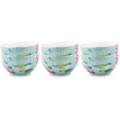 Pip studio Blushing Birds Kommen - Ontbijtkom - Ronde schaaltjes - Servies set van 6 - 12cm