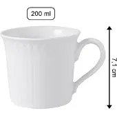 Villeroy & Boch Koffiekop Cellini Wit (6-delig)