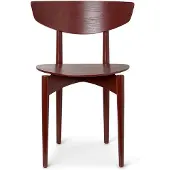 Ferm Living Herman Stoel red brown, roodbruine essenhouten poten