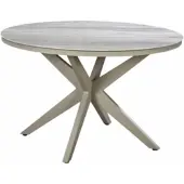 Yoi Tuintafel Calma Rond Salix Travertin Ø120