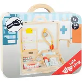 Small Foot Design - Houten Dokter en Tandarts 2in1 Set in Koffer