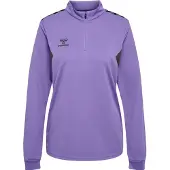 Hummel Sportief sweatshirt 'Authentic' lavendel / zwart