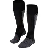 Falke SK1 warm dik wol functioneel materiaal skisokken dames zwart - maat 39-40