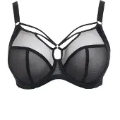 Elomi Niet voorgevormde bh Sachi | Maat: 75I | Kleur: Zwart