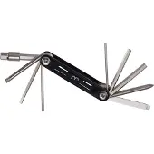 Bbb Cycling MaxiFold S Fietsgereedschap - Gereedschapset met Bandenlichters - Fiets minitools - 10 verschillende functies - BTL-141S