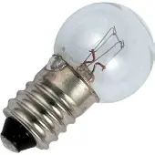 Schiefer E10 Gloeilamp | 6W 6V 1000mA 2500K | 15x29mm | 10 stuks