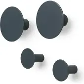Blomus Haakje Ponto Gunmetal (Set van 4)