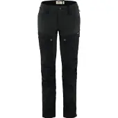Fjällräven - Women's Keb Trousers - Trekkingbroek 48 - Short, zwart