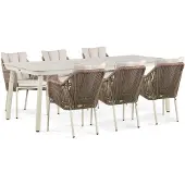 De Laan Lifestyle Marbella/Tavano 220 cm dining tuinset 7-delig