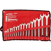 AWTOOLS Spanner, AW KLUCZ KOMPLET PŁASKO-OCZKOWE 17szt. /8mm-32mm/ MATOWE (32 mm)