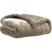 Vivaraise Dekentje Michka - Dubbelzijdige knusse beddensprei 180x220 cm in polyester