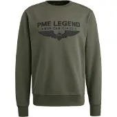 PME Legend Sweatshirt 'Sweatshirt with logo' donkergroen