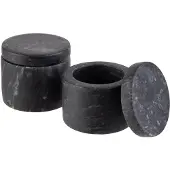 Assheuer & Pott Kruidenpot - Specerijenpot - 2-Delige Set - Ø 6 cm - 40ml - Vaatwasserbestendig - Breukvast