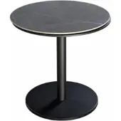 Yoi Bijzettafel Millor Black Slate Ø50 x 50 cm