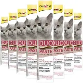 GimCat 8x Anti-Hairball Duo-Paste Kip & Mout 50 gr