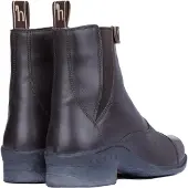 HORZE Rose Lederen Jodphurs met Rits Vooraan, Dark Brown, 41