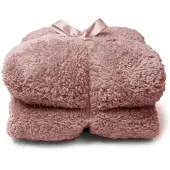 Unique living Plaid Teddy Old Pink Oudroze