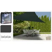 Huismerk Premium Schaduwdoek Grijs - 3.6 x 3.6 x 3.6 Meter
