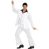 Widmann Witte disco kostuum voor heren - Verkleedkleding - Large