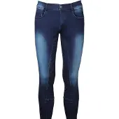 Harry's Horse Rijbroek heren Liciano Denim Full Grip H46 Navy Blue