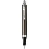 Parker IM balpen | Donkerbruin met medium punt en blauwe navulling | Geschenkdoos