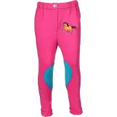 Horka Rijbroek Mini Knie Grip Kids Donkerroze