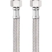 Schell flexibele slang clean-fix S FLEX met 2 aansluitmoeren van 3/8", chroom, 300 mm