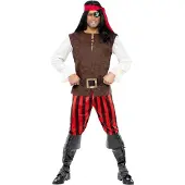Smiffys Piratenschip Mate Kostuum - Maat M
