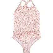 Swim Essentials badpak met panterprint roze Meisjes Polyester Panterprint - maat 110/116