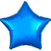 Amscan 9914070, Speelgoed ballon, Folie, Blauw, 5 stuk(s)