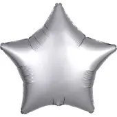 Amscan 9914127, Speelgoed ballon, Folie, Zilver, 5 stuk(s)