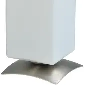 Masterlight Tafellamp Oblica Square 31cm metaalgrijs