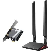 TP-LINK Adapter Pcie Wi-fi 7 Be9300 Bluetooth 5.4 Zwart (archer Tbe550e)