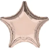 Amscan 9914094, Speelgoed ballon, Folie, Goud, 5 stuk(s)