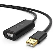 UGREEN - actieve - kabel USB 2.0 verlengkabel - 480 - Mbps - 5 - m - zwart - (US121 - 10319)