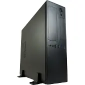 LC-Power LC-1406MB-400TFX Micro-tower PC-behuizing Zwart Geïntegreerde netvoeding