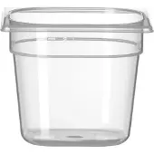 Hendi GN-container – polypropyleen – geur- en smaakvrij – 2,4L – transparant – 176x162x150 mm