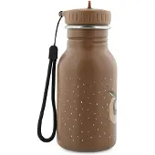 Trixie Baby Drinkfles - Mr. Owl - RVS Waterfles voor kinderen - 350ml - Lekvrije Fles - Bruin
