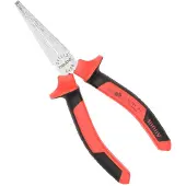 HAUPA VDE geïsoleerde Vlakbektang 160 mm - 1000V - IEC 60900:2012-norm - Oliegehard C45-staal - Verchroomde afwerking - Ergonomische 2-componenten handgrepen met opgestoken isolatiehulzen