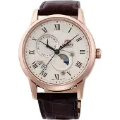 Orient Watch Watches Classic Sun & Moon 43 Mm Horloge