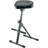 K&M 14047 Pneumatic Stool Black