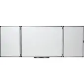 Nobo triptiekbord magnetisch geëmailleerd 200 x 120 cm