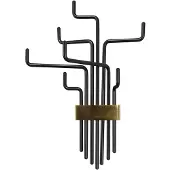 House Doctor Pipes Hanger - Kledingkasten en kleerhangers Ijzer Black - 203661221