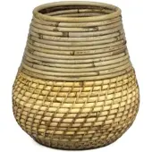 Van der leeden Plantenmand Naturel D 24 H 25 Cm