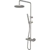 Hotbath Get Together SDS1GN opbouw regendouche met 20cm hoofddouche geborsteld nikkel