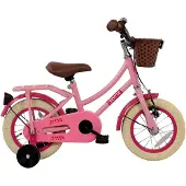 2Cycle Hearts kinderfiets 12 inch (2 tot 4 jaar) voor meisjes roze