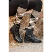 Hankkija.fi Kingston lederen jodphurs met dubbele rits, dames, Black, 38