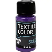 Creativ Company Textile color dekkende textielverf - paars, 50ml