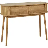 Beliani SELAH - Consoletafel-Lichte houtkleur-MDF