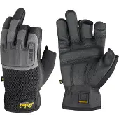 Snickers 9586 Power Open Gloves Zwart/Steengrijs maat 012 heren